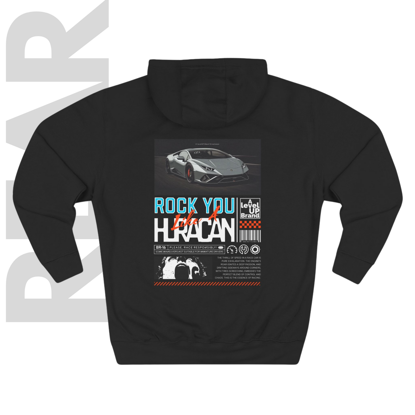 Rock You Like a Huracan Hoodie | Car Culture